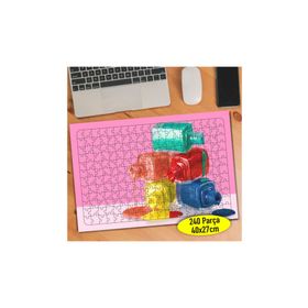 82495009 Rengarenk Ojeler Kuaför Merkezi 240 Parça Puzzle Yapboz