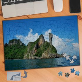 825 Deniz Kenarında Yüksek Kayalıklar 240 Parça Puzzle Yapboz Tablo