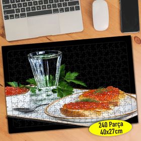 82816063 Kırmızı Havyar Balık Yumurtası 240 Parça Puzzle Yapboz