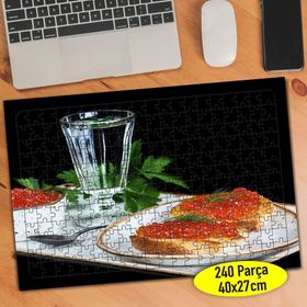 82816063 Kırmızı Havyar Balık Yumurtası 240 Parça Puzzle Yapboz