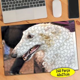 83190928 Rus Borzoy Cinsi Köpek 240 Parça Puzzle Yapboz