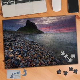 833 Çakıl Taşları Deniz Manzarası 240 Parça Puzzle Yapboz Tablo