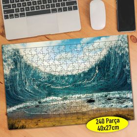 83609648 Okyanusta Dev Dalgalar Doğa 240 Parça Puzzle Yapboz