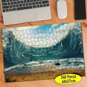 83609648 Okyanusta Dev Dalgalar Doğa 240 Parça Puzzle Yapboz