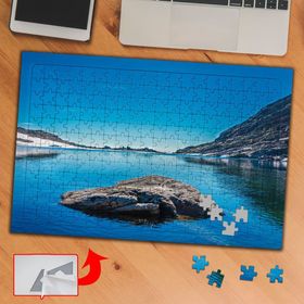 836992 Denizin Ortasında Kayalık 240 Parça Puzzle Yapboz Tablo