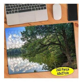 8377 Ukrayna Ormanı Göl Doğa Manzarası 240 Parça Puzzle Yapboz