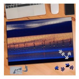 838 Rüzgar Enerjisi Santrali 240 Parça Puzzle Yapboz Tablo
