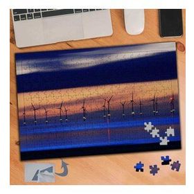 838 Rüzgar Enerjisi Santrali 240 Parça Puzzle Yapboz Tablo