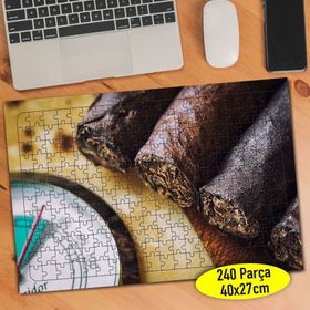 83862733 Tobacco Puro ve Pusula 240 Parça Puzzle Yapboz