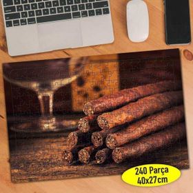 83862740 Tobacco Puro Viski Bardağı 240 Parça Puzzle Yapboz