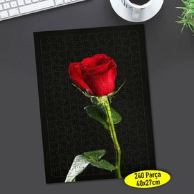 83877241 Kırmızı Dikenli Gül 240 Parça Puzzle Yapboz
