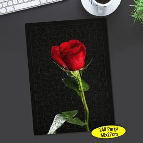 83877241 Kırmızı Dikenli Gül 240 Parça Puzzle Yapboz