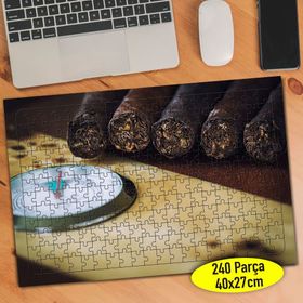 83983417 Tobacco Puro Viski Bardağı 240 Parça Puzzle Yapboz