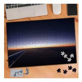 840 Uçaktan Şehir Gece Manzarası 240 Parça Puzzle Yapboz Tablo