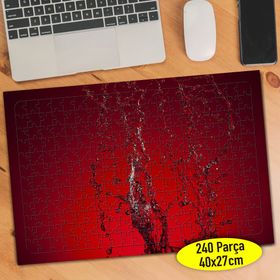 84154477 Kırmızı Zeminde Su Sıçraması 240 Parça Puzzle Yapboz