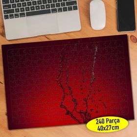 84154986 Kırmızı Zeminde Su Sıçraması 240 Parça Puzzle Yapboz