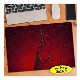 84156101 Kırmızı Zeminde Su Sıçraması 240 Parça Puzzle Yapboz