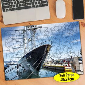 84552102 Limana Demir Atmış Büyük Gemi 240 Parça Puzzle Yapboz