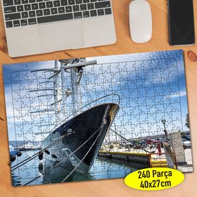 84552102 Limana Demir Atmış Büyük Gemi 240 Parça Puzzle Yapboz