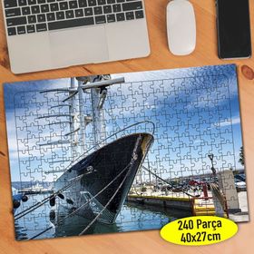 84552102 Limana Demir Atmış Büyük Gemi 240 Parça Puzzle Yapboz