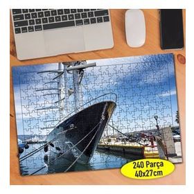 84552102 Limana Demir Atmış Büyük Gemi 240 Parça Puzzle Yapboz