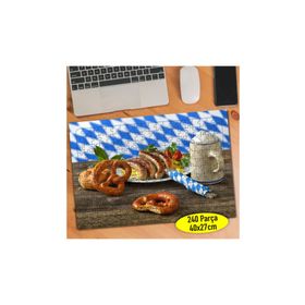 84802316 Köpüklü Ayran ve Simit Yiyecek 240 Parça Puzzle Yapboz