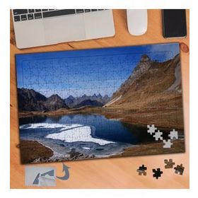 849 Su Birikintisi Ve Yüksek Dağlar 240 Parça Puzzle Yapboz Tablo