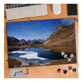 849 Su Birikintisi Ve Yüksek Dağlar 240 Parça Puzzle Yapboz Tablo