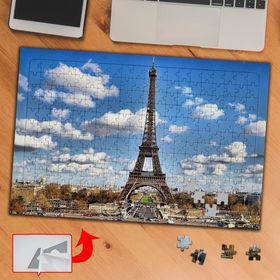 84FAC Bulutlar Altında Eyfel Kulesi 240 Parça Puzzle Yapboz Tablo