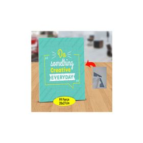 85 Something Cerative Yazılı 99 Parça Puzzle Yapboz Tablo