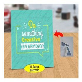 85 Something Cerative Yazılı 99 Parça Puzzle Yapboz Tablo