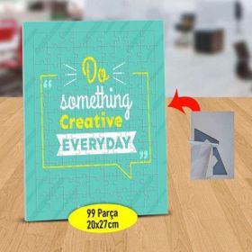 85 Something Cerative Yazılı 99 Parça Puzzle Yapboz Tablo