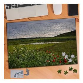 853 Kır Çiçekleri Doğa Manzarası 240 Parça Puzzle Yapboz Tablo