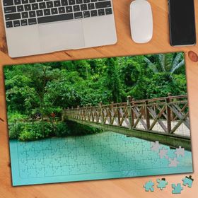 8532 Mavi Nehir Köprü 240 Parça Puzzle Yapboz