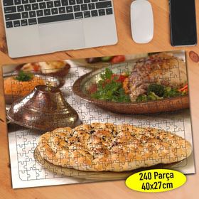 85345339 Ramazan Pidesi Gıda Yiyecek 240 Parça Puzzle Yapboz