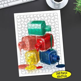 85346038 Rengarek Ojeler Kuaför Merkezi 240 Parça Puzzle Yapboz