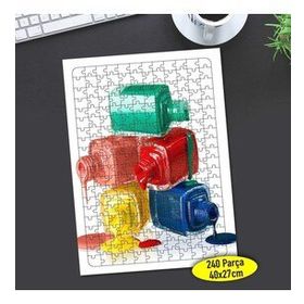 85346038 Rengarek Ojeler Kuaför Merkezi 240 Parça Puzzle Yapboz