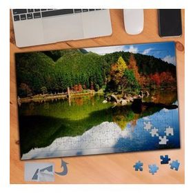 860 Tabiat Harikası Göl Ve Ağaçlar 240 Parça Puzzle Yapboz Tablo