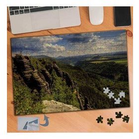 861 Yeşil Bitki Örtüsü Doğa Manzarası 240 Parça Puzzle Yapboz Tablo
