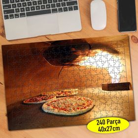 86102148 Taş Fırında Pizza Fast Food 240 Parça Puzzle Yapboz