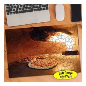 86102148 Taş Fırında Pizza Fast Food 240 Parça Puzzle Yapboz