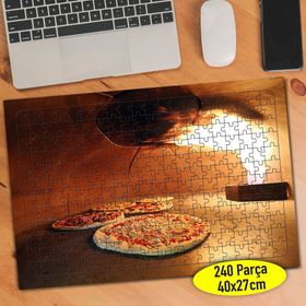 86102148 Taş Fırında Pizza Fast Food 240 Parça Puzzle Yapboz