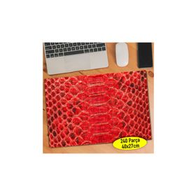 86327536 Kırmızı Piton Deri Deseni 240 Parça Puzzle Yapboz
