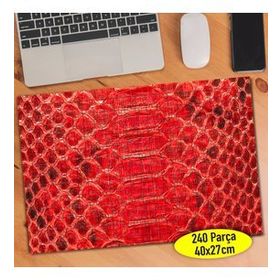 86327536 Kırmızı Piton Deri Deseni 240 Parça Puzzle Yapboz