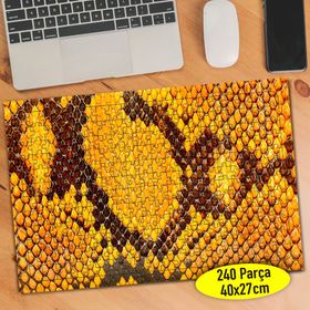 86327968 Sarı Piton Deri Deseni 240 Parça Puzzle Yapboz