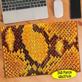 86327968 Sarı Piton Deri Deseni 240 Parça Puzzle Yapboz