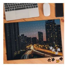 863428 Sakin Işıklı Yol 240 Parça Puzzle Yapboz