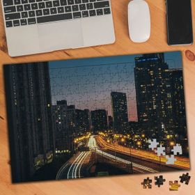 863428 Sakin Işıklı Yol 240 Parça Puzzle Yapboz