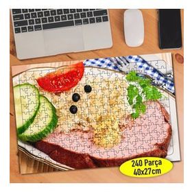 86610 Kahvaltı İçin Hazırlanmış Ekmek 240 Parça Puzzle Yapboz