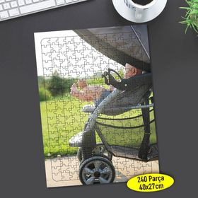86761019 Parkta Bebek Arabası 240 Parça Puzzle Yapboz